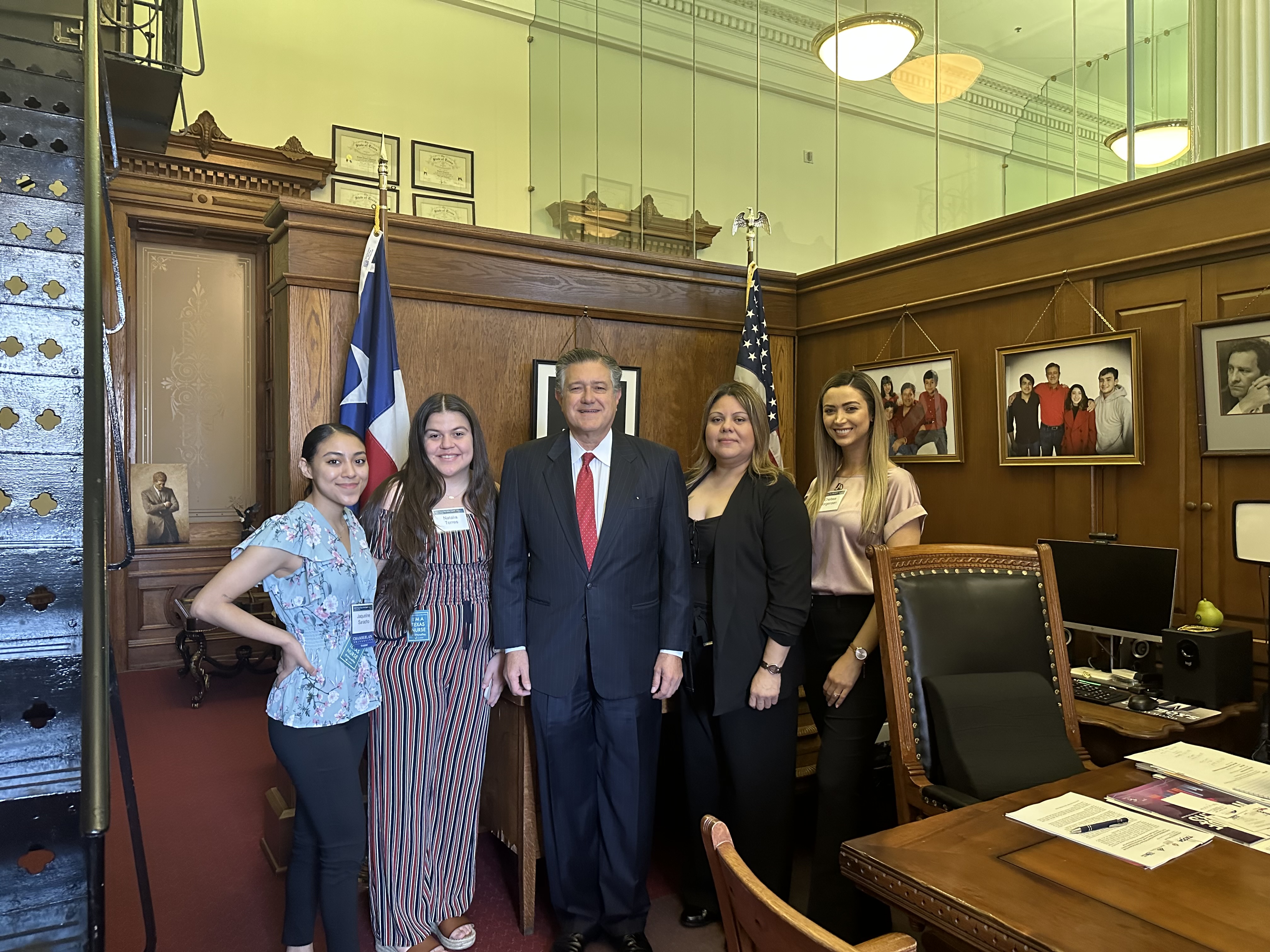 LC nursing students and staff visit capitol, speak up to address statewide issues in their field