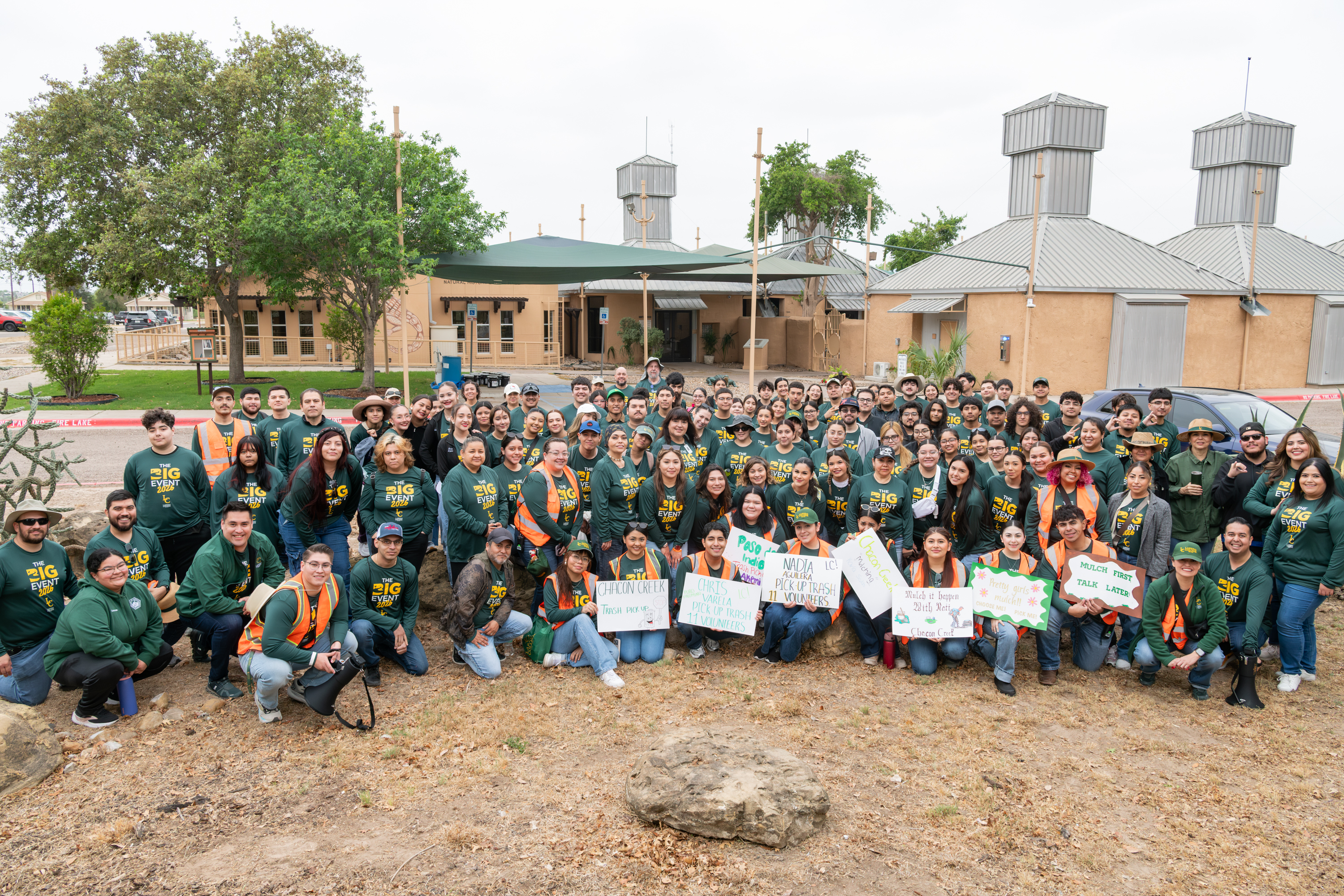 Hundreds with big hearts give back for The Big Event