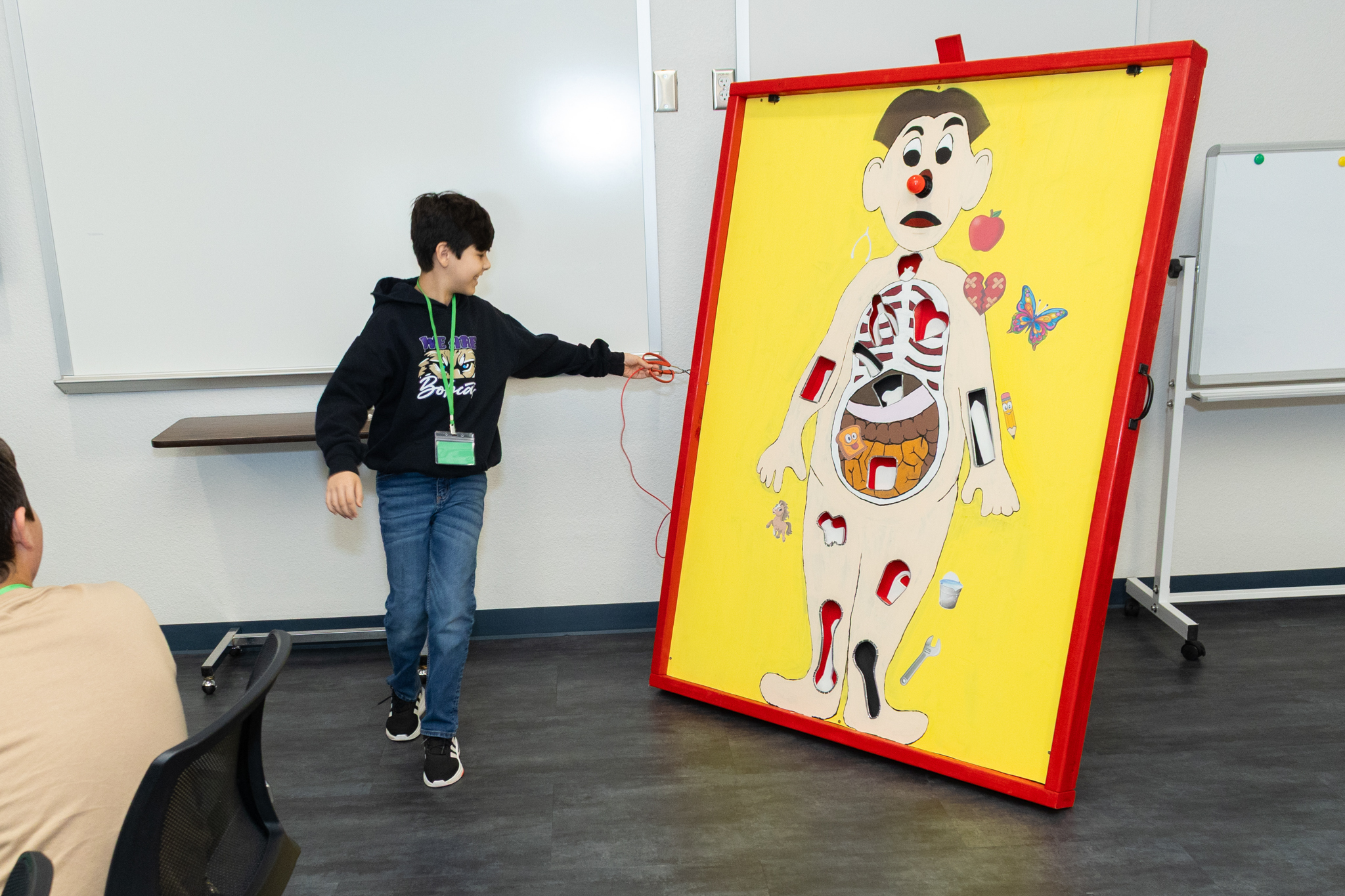 LC campers have a blast in the “Operation” room
