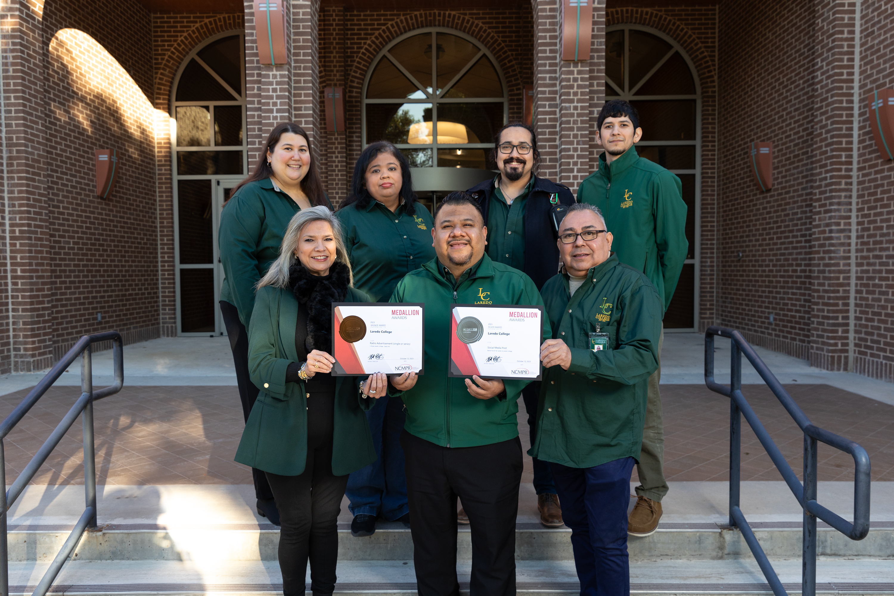 CMRO staff pose with awards