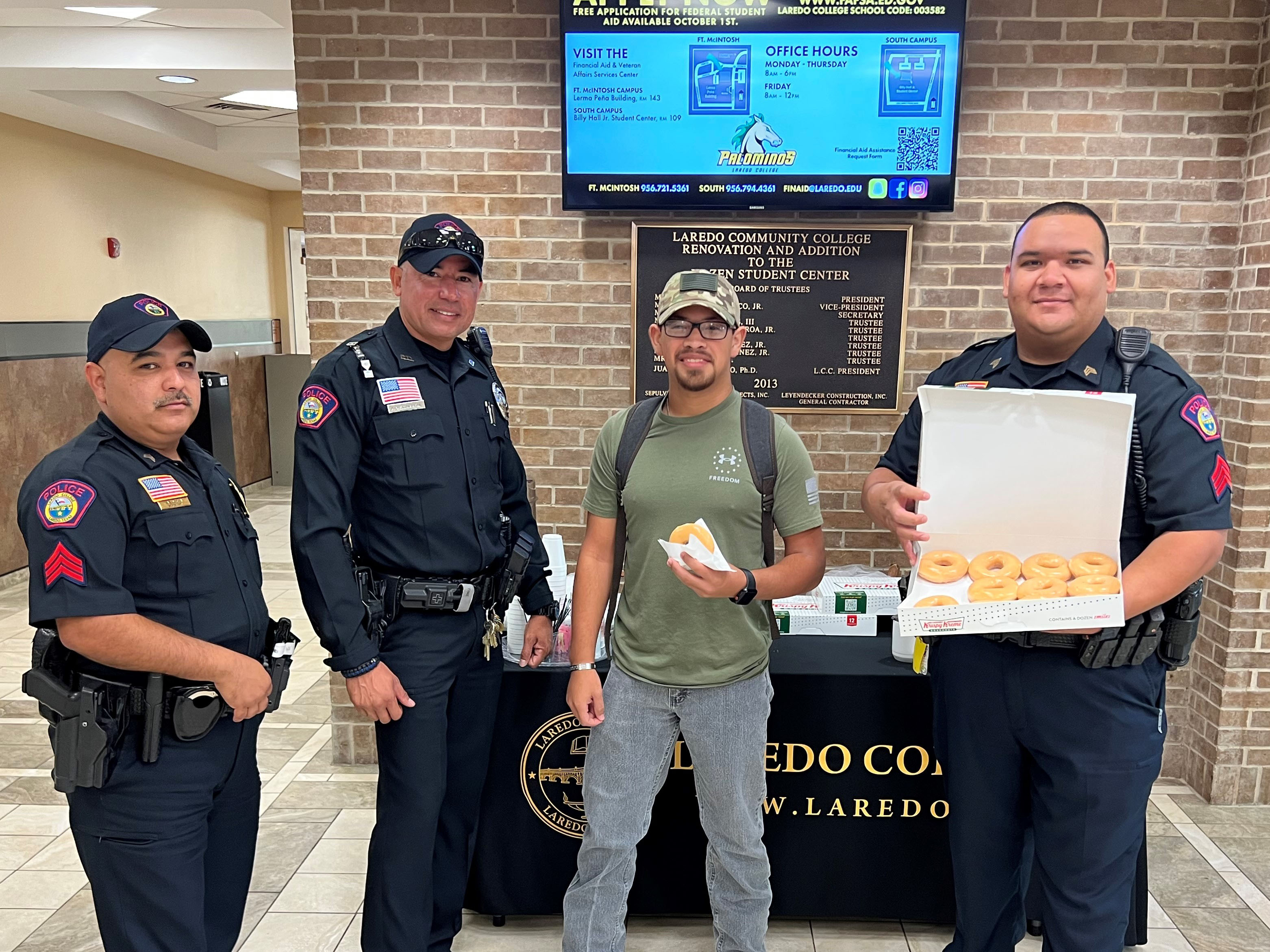 LC PD donuts and coffee