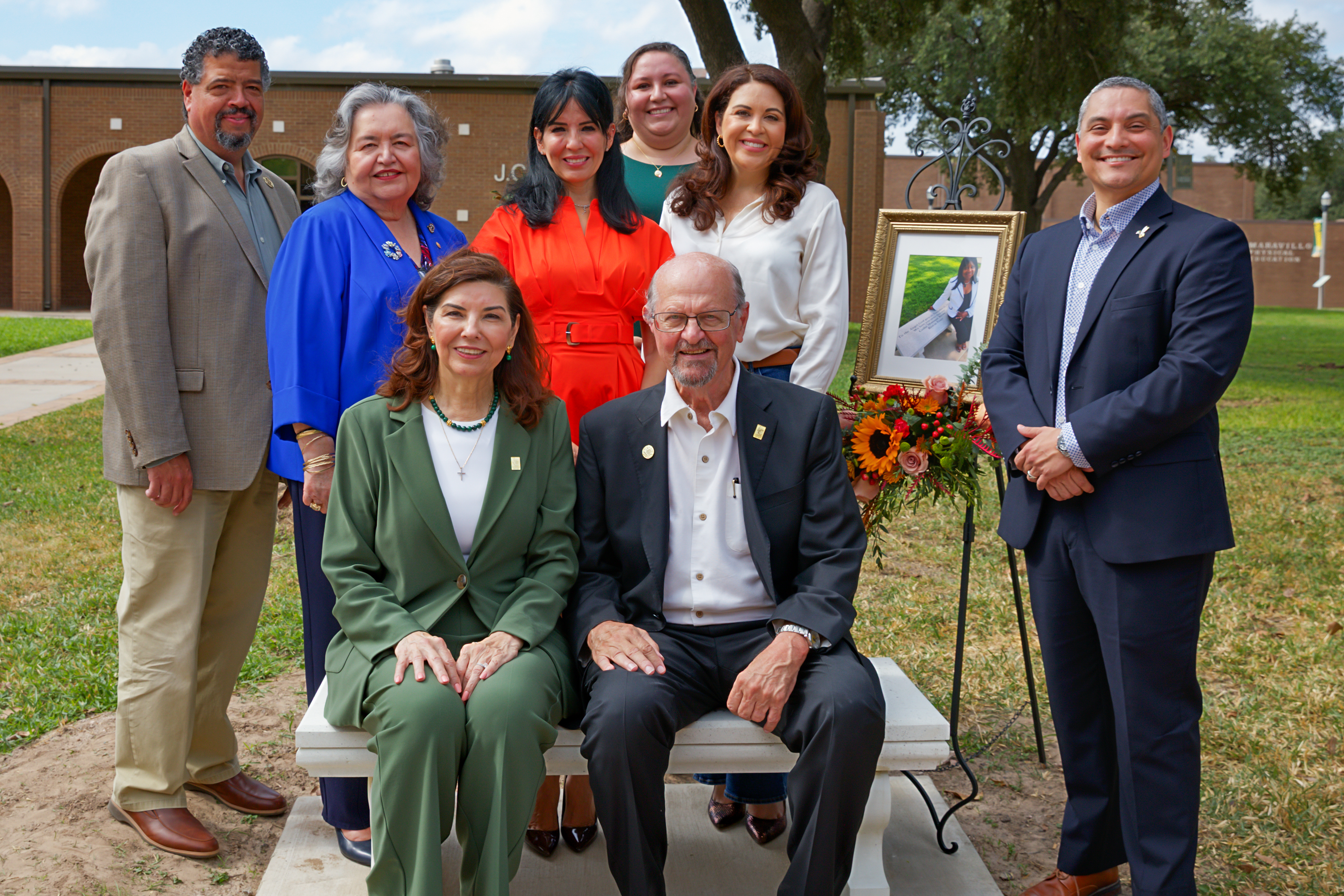 LC dedicates memorial bench and tree honoring iconic trailblazer