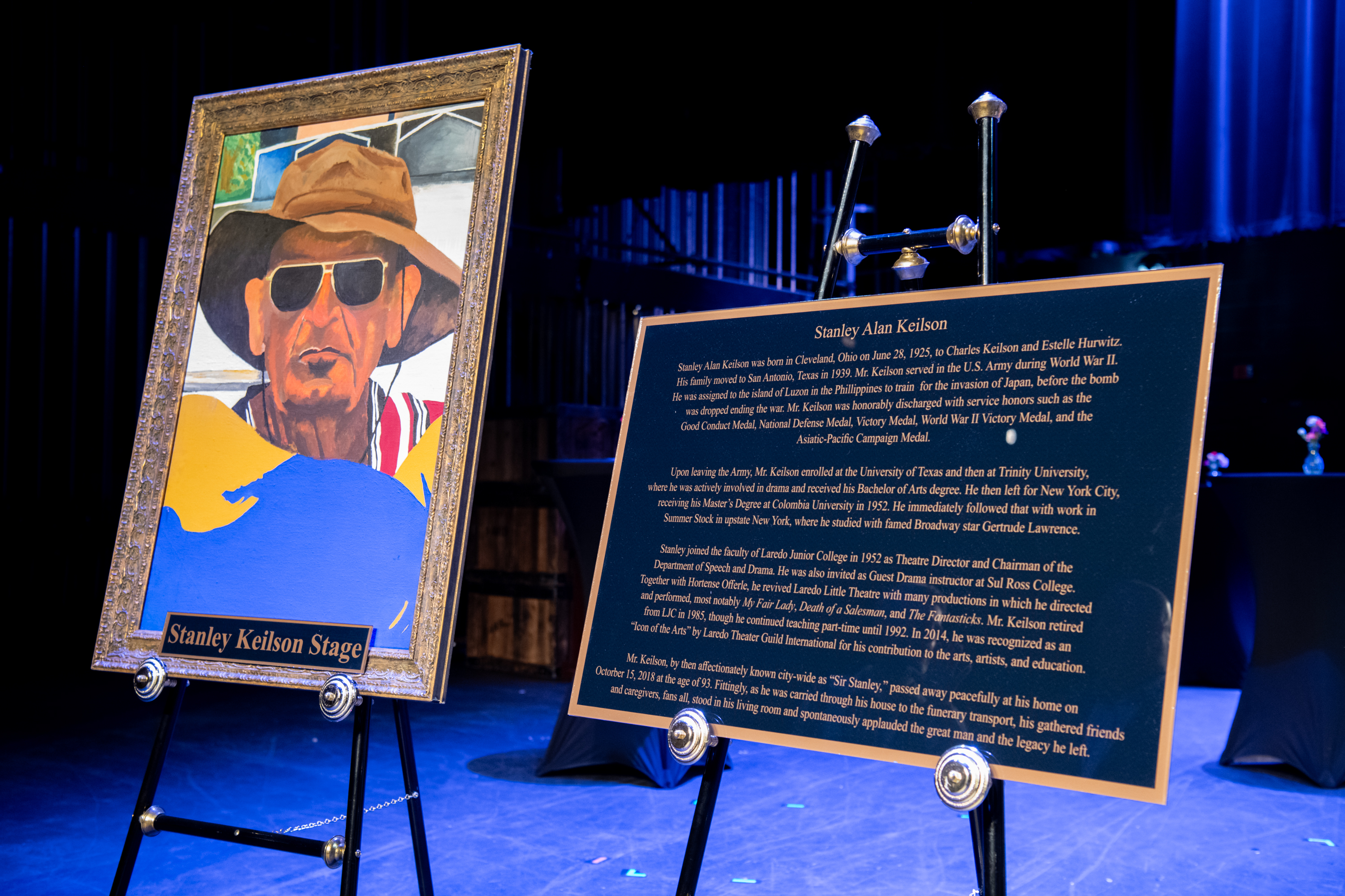 Laredo College, community partners honor theater icon with stage rededication