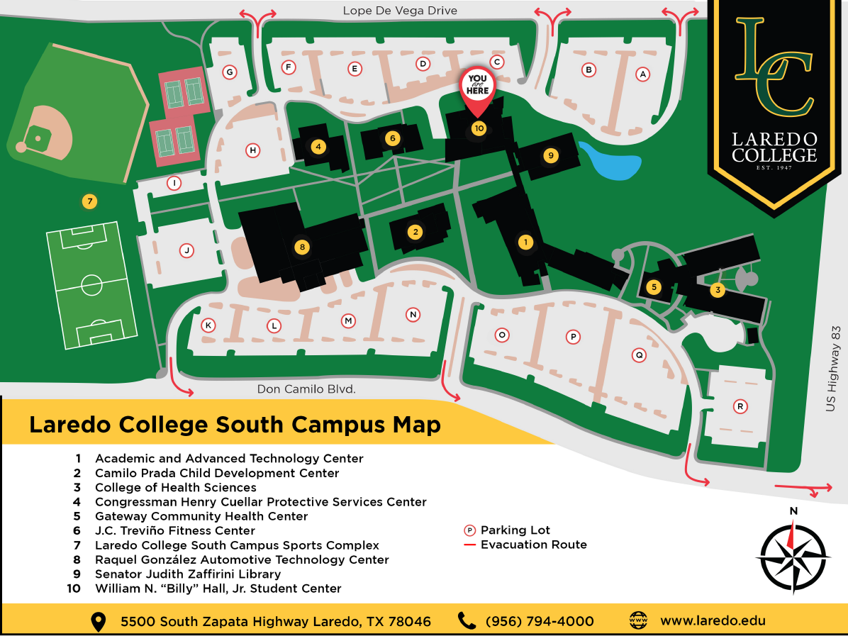 South Campus Map